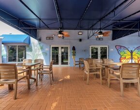 Terrace at Rodeway Inn & Suites Fort Lauderdale Airport & Cruise Port.