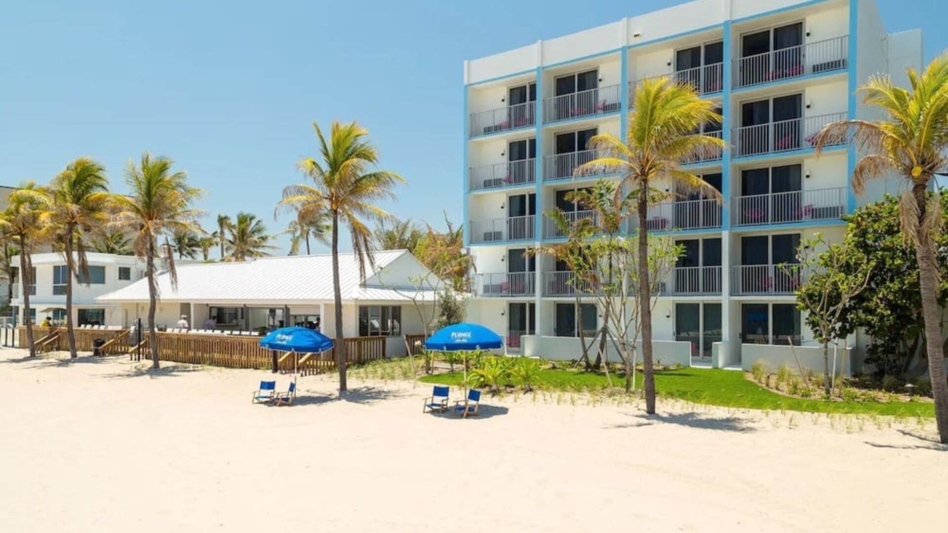 Exterior at Plunge Beach Resort.