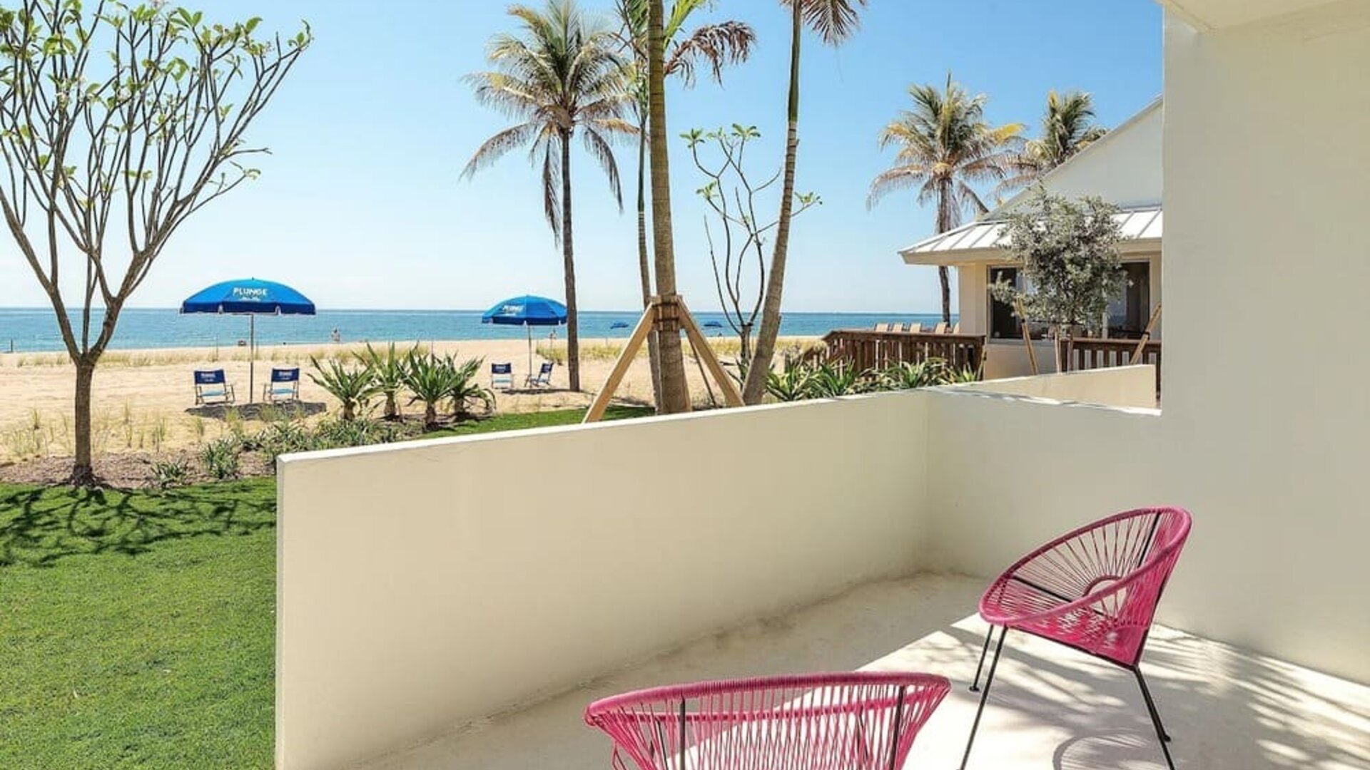 Terrace at Plunge Beach Resort.