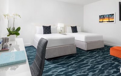 Day room at YVE Hotel Miami.