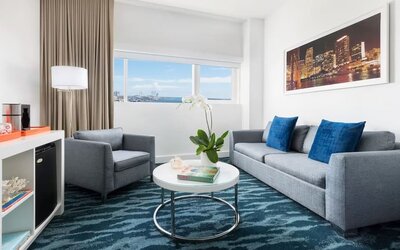 Day room at YVE Hotel Miami.