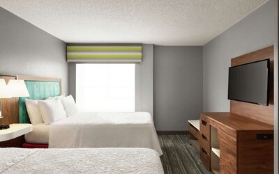 Day room at Hampton Inn & Suites Ft. Lauderdale Airport/South Cruise Port.