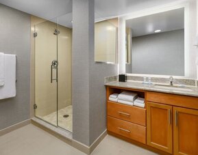 Bathroom at Hyatt HOUSE Fort Lauderdale Airport-South & Cruise Port.