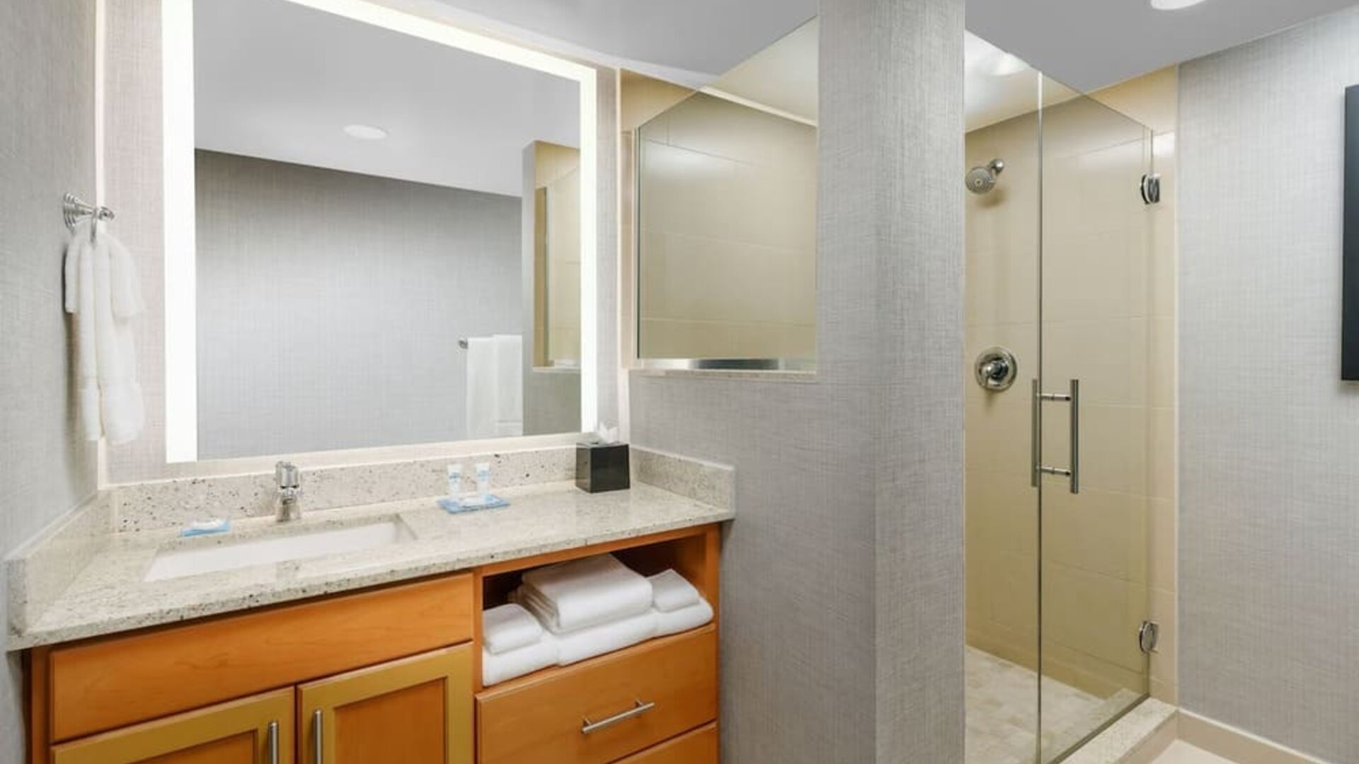Bathroom at Hyatt HOUSE Fort Lauderdale Airport-South & Cruise Port.
