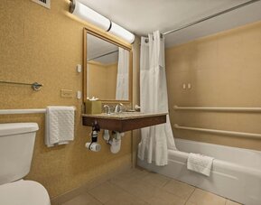 Bathroom at Airport Honolulu Hotel, Trademark Collection By Wyndham.