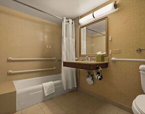 Bathroom at Airport Honolulu Hotel, Trademark Collection By Wyndham.