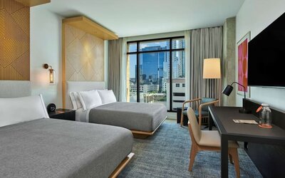 Day room at Canopy By Hilton Austin Downtown.