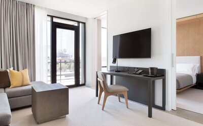 Day room at Canopy By Hilton Austin Downtown.