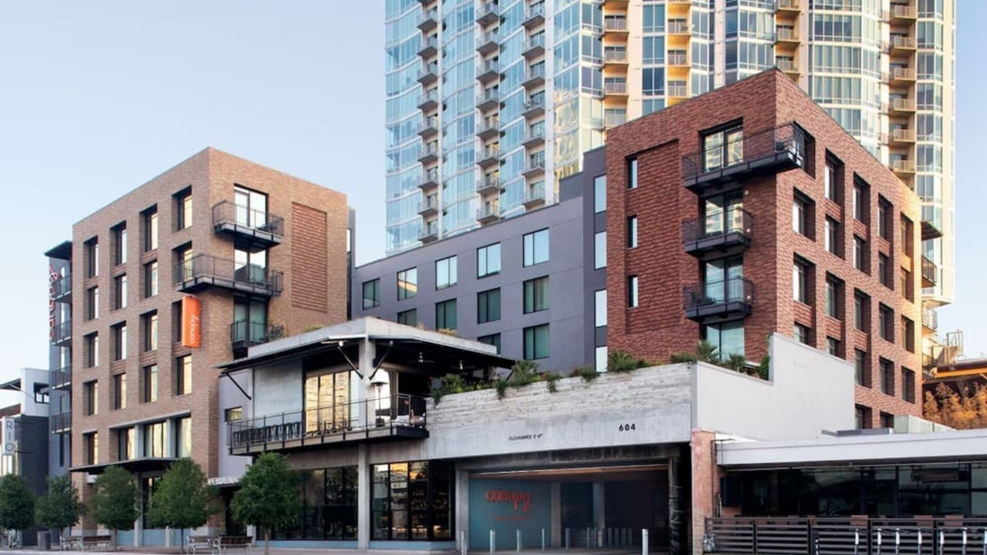 Exterior at Canopy By Hilton Austin Downtown.