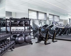Gym at Canopy By Hilton Austin Downtown.