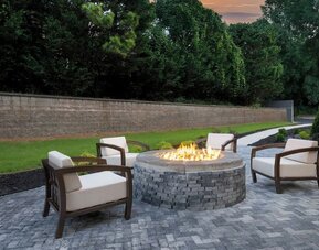 Fireplace at Four Points By Sheraton College Park Atlanta Airport.