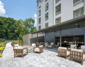 Outdoor area at Four Points By Sheraton College Park Atlanta Airport.