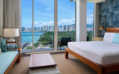 Day room at Kaimana Beach Hotel.