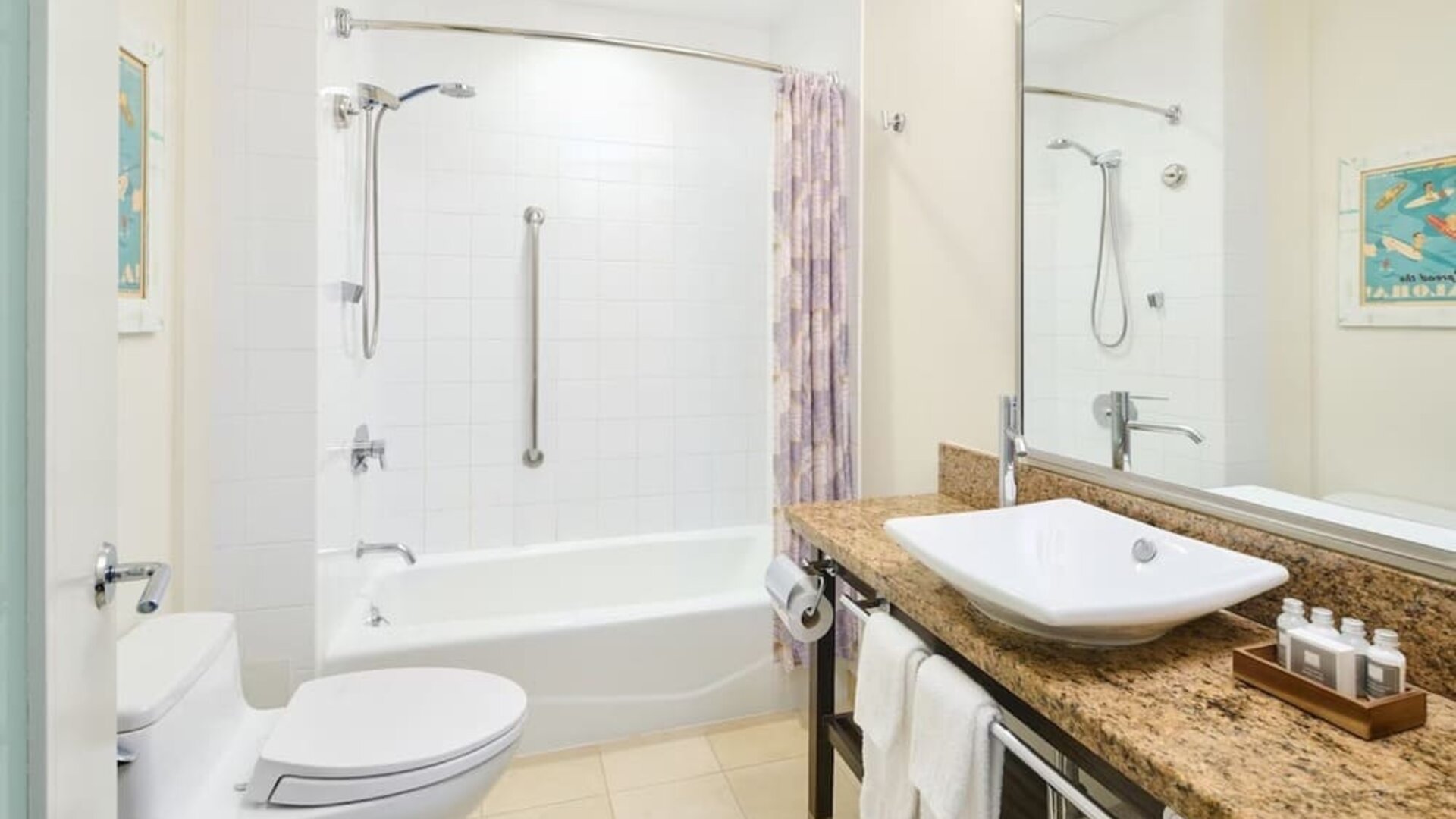 Bathroom at Kaimana Beach Hotel.