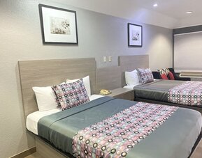 Day room at Island Suites Hobby Airport.