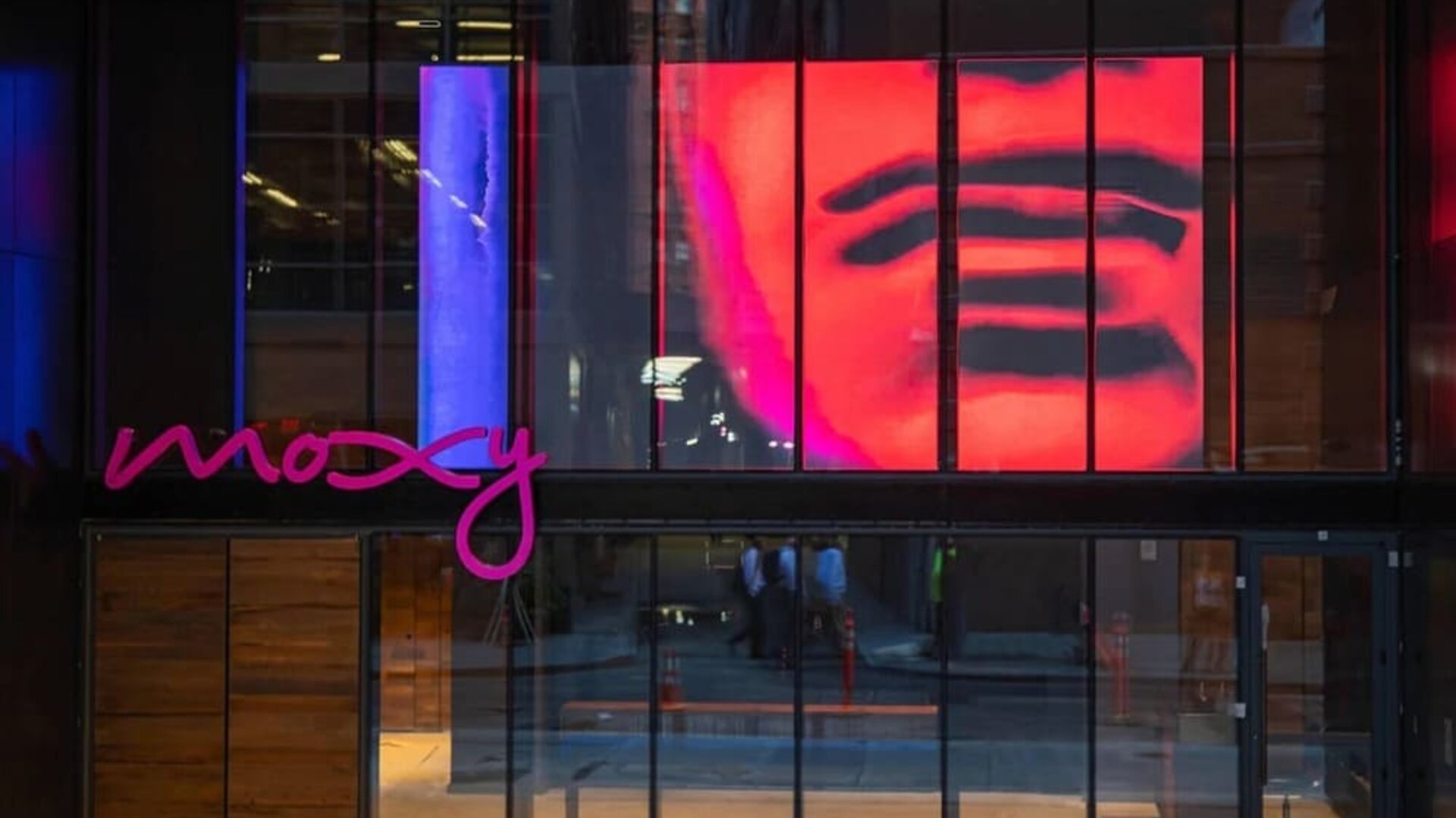 Exterior at Moxy NYC Downtown.