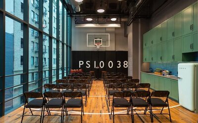 Meeting facility at Moxy NYC Downtown.