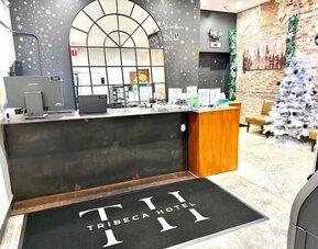 Reception at Tribeca Hotel FiDi.