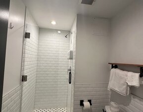 Bathroom at Tribeca Hotel FiDi.