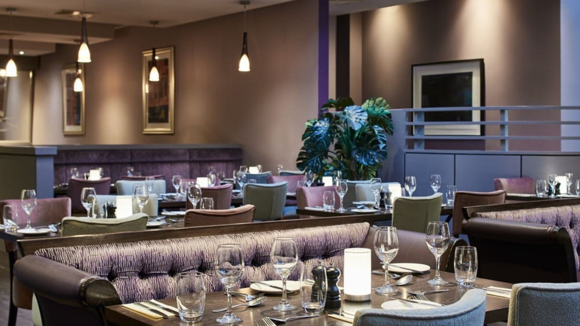 Hotel bar at Leonardo Hotel Dublin Parnell Street.