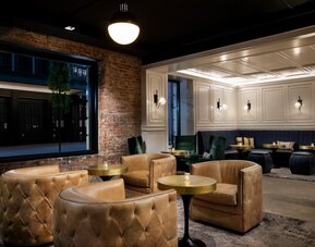 Lounge at Arthouse Hotel NYC.