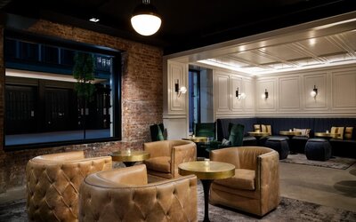 Lounge at Arthouse Hotel NYC.