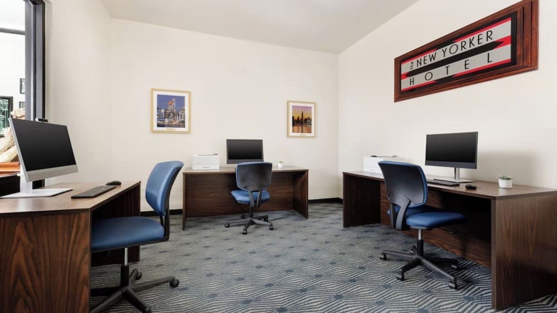 Fully equipped business center at New Yorker by Lotte Hotels