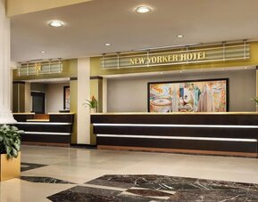 Reception at New Yorker by Lotte Hotels.