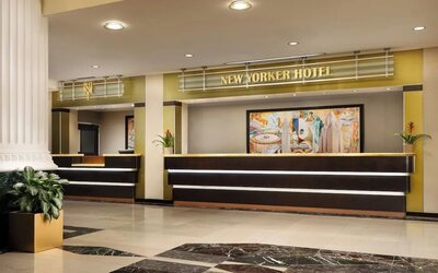 Reception at New Yorker by Lotte Hotels.