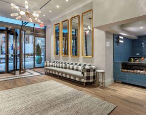 Lobby with comfortable seating at The Draper Tapestry Collection By Hilton.