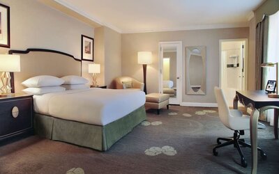 Day use room with work desk at Palmer House A Hilton Hotel.