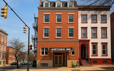 Exterior of The Mt. Vernon Inn.