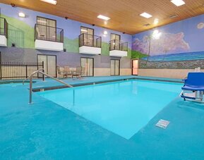 Indoor pool at Days Inn By Wyndham East Albuquerque.