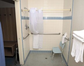 Bathroom at Days Inn By Wyndham East Albuquerque.