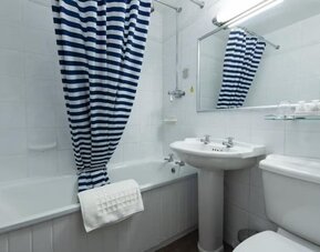 Bathroom at The Old Golf House Hotel.