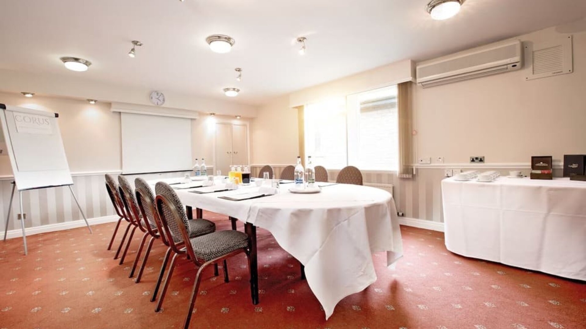 Meeting room at The Old Golf House Hotel.