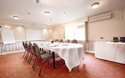 Meeting room at The Old Golf House Hotel.