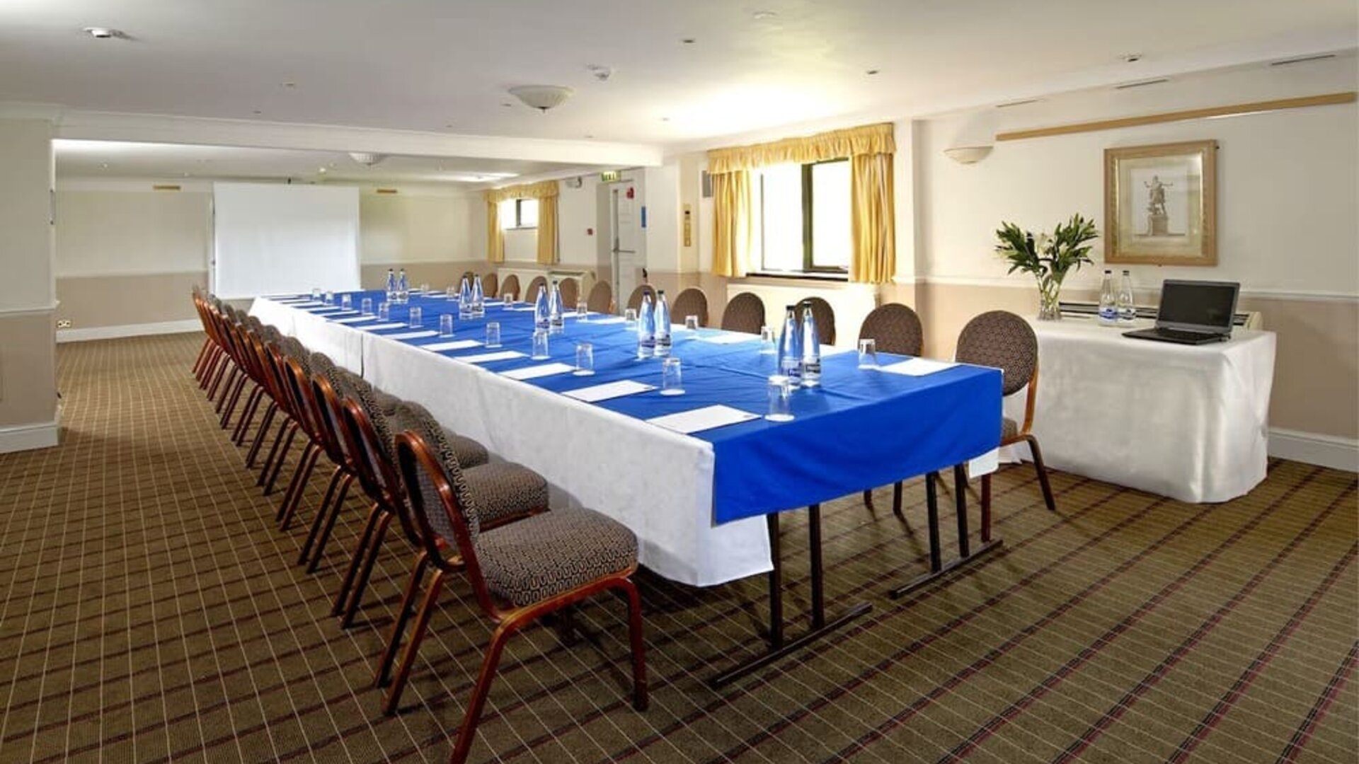 Meeting room at The Old Golf House Hotel.