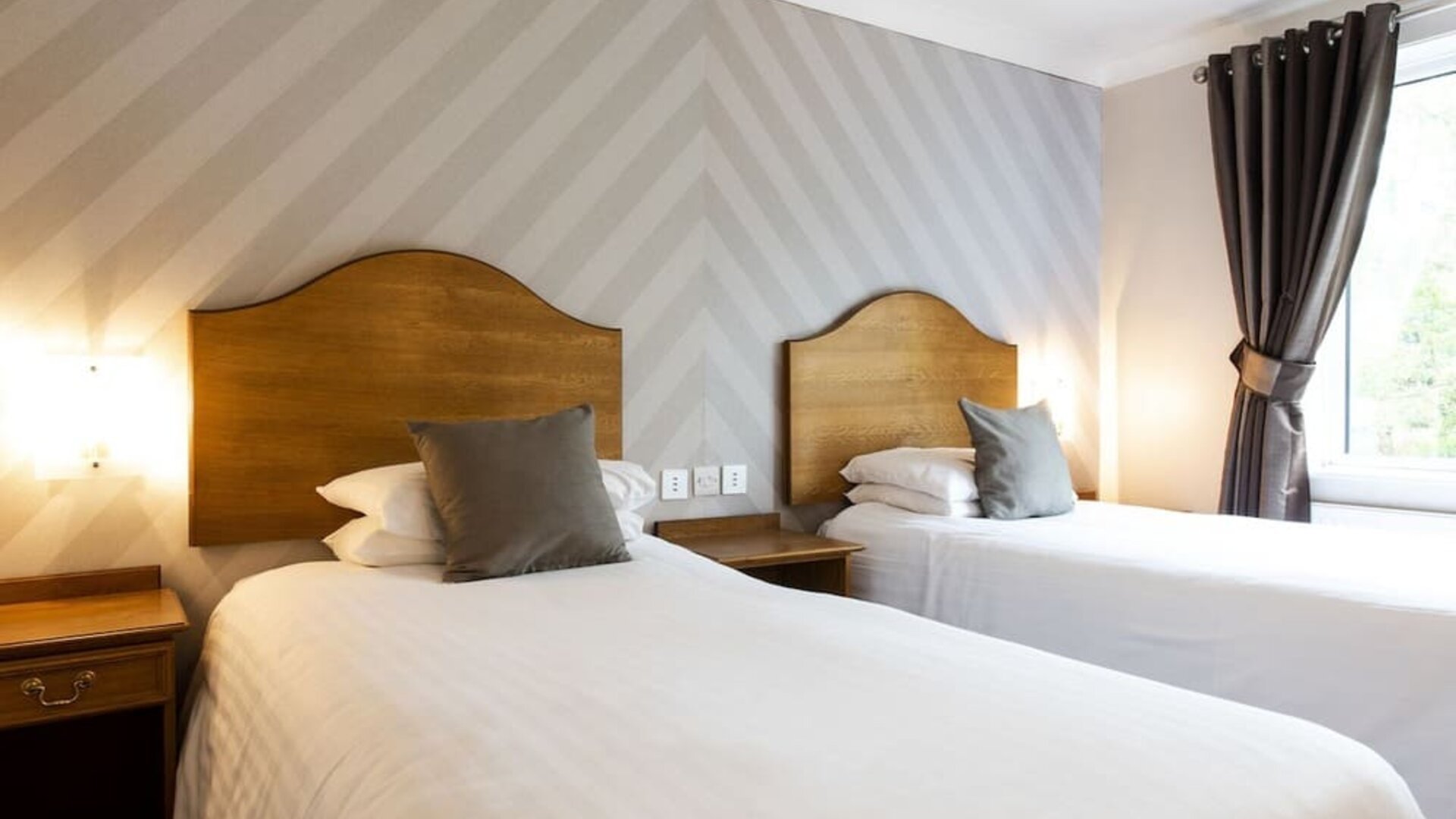 Day room at The Old Golf House Hotel.