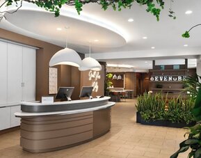 Welcoming reception at EVEN Hotel Brooklyn By IHG.