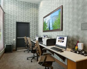 Fully equipped business center at Hilton Garden Inn Midtown East..