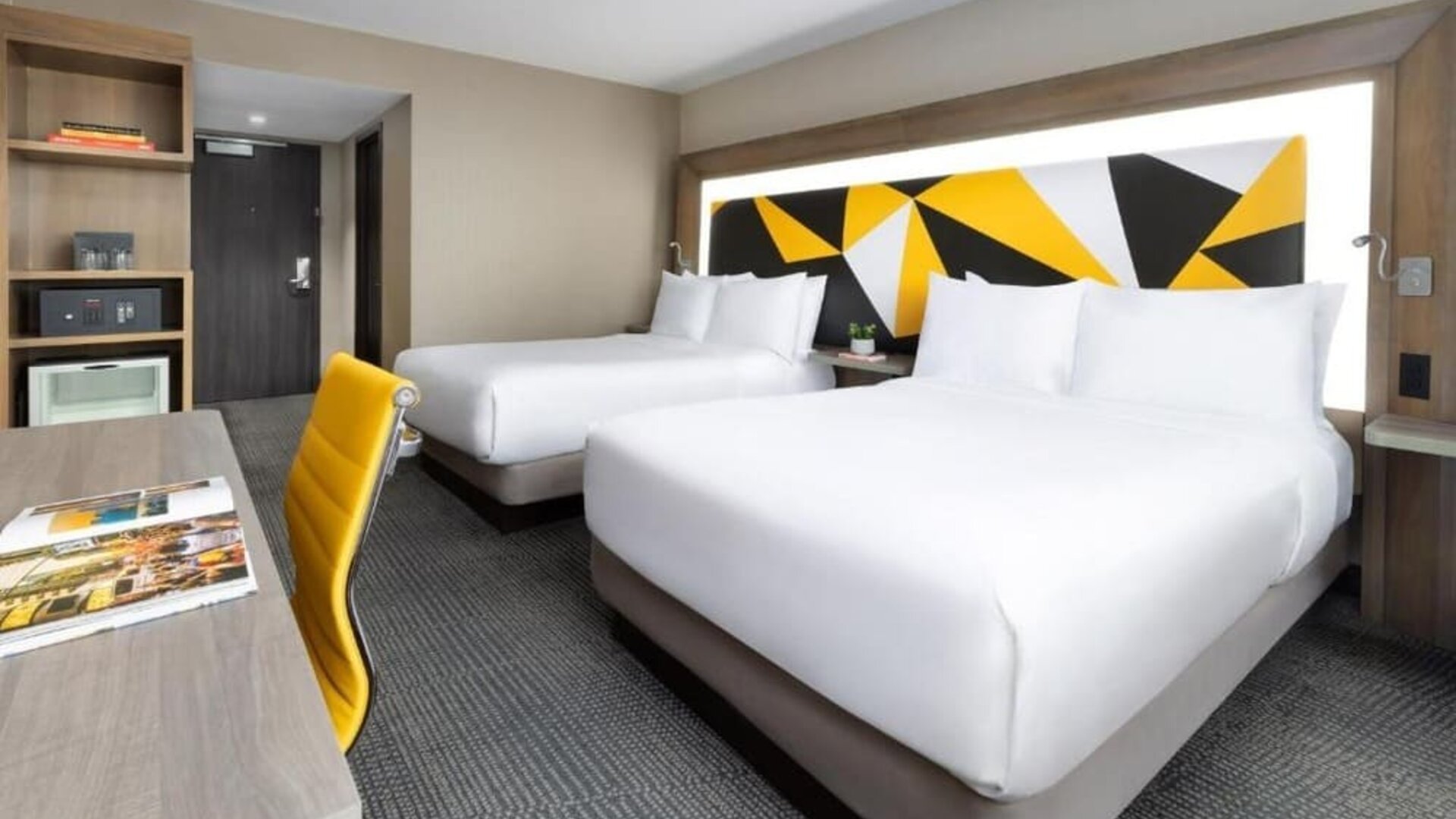 Day use room with workspace at M Social Hotel Times Square.