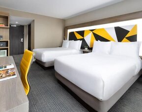 Day use room with workspace at M Social Hotel Times Square.