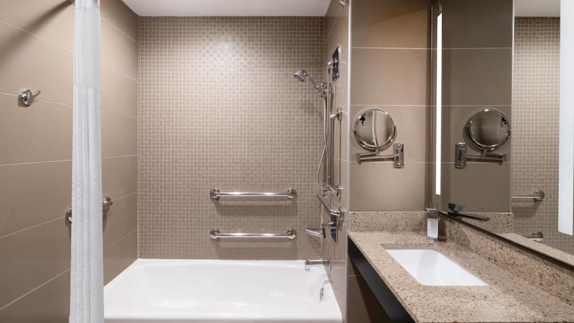 Bathroom at Best Western Premier NYC Gateway.