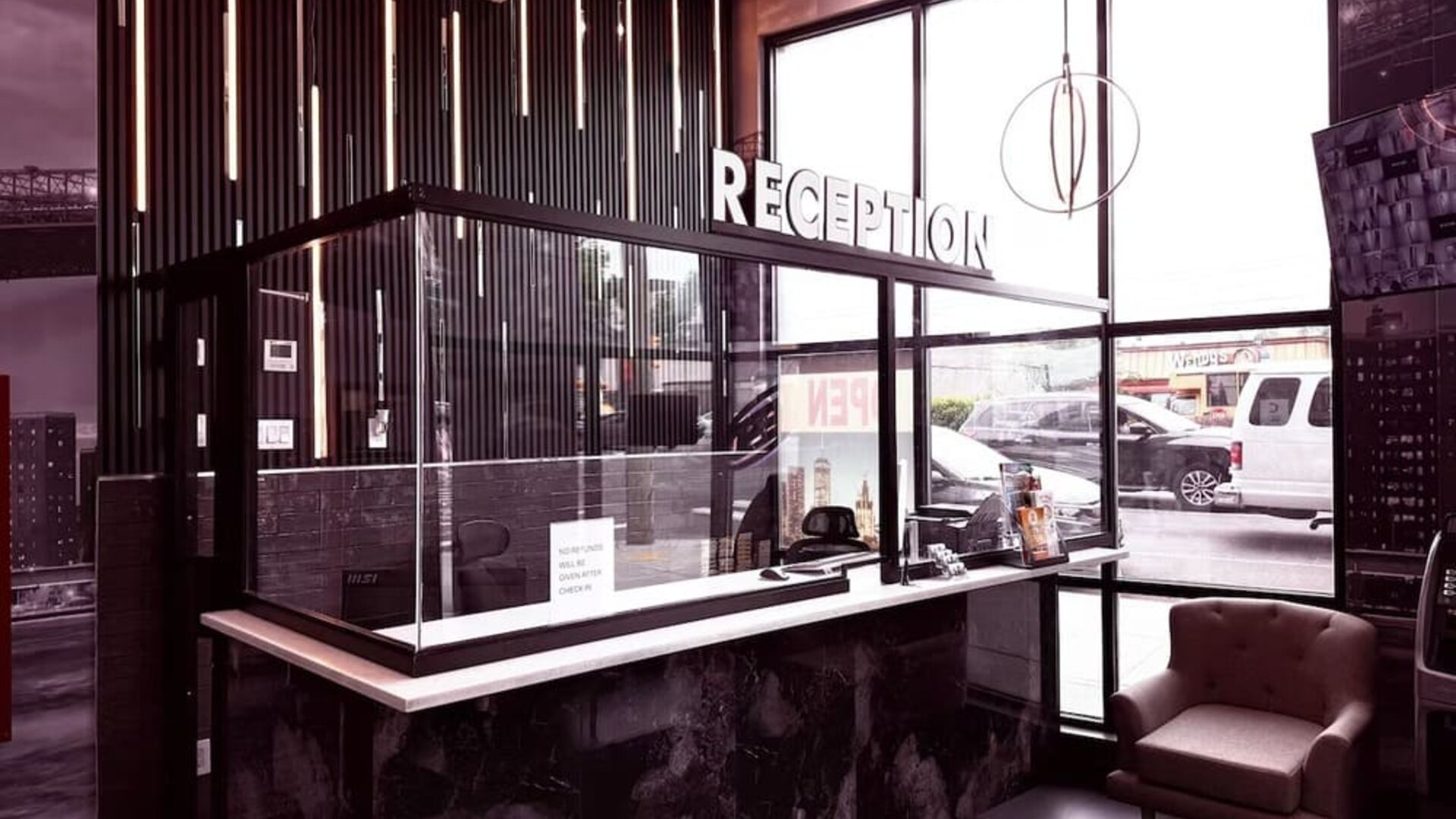 Reception at BKWAY HOTEL.