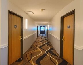 Lobby at Coratel Inn & Suites By Jasper Hastings.