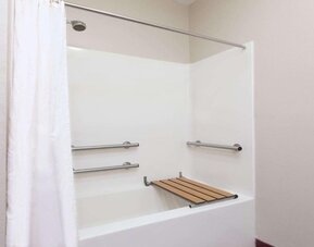 Bathroom at Hotel Piney Woods.