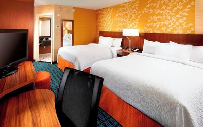 Day use room with workspace and ensuite at Fairfield Inn East Rutherford Meadowlands.