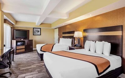 Day use room with work desk at Best Western Plus Newark Airport West.