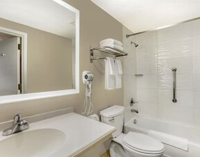 Bathroom at Best Western Fort Lee.
